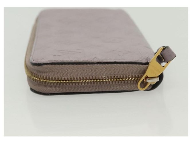 LOUIS VUITTON Monogram Empreinte Zippy Wallet Purple M83225 LV Auth 136652 Porpora - vista 5