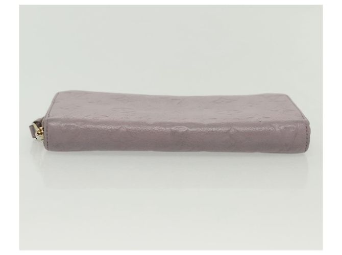 LOUIS VUITTON Monogram Empreinte Zippy Wallet Purple M83225 LV Auth 136652 Porpora - vista 7