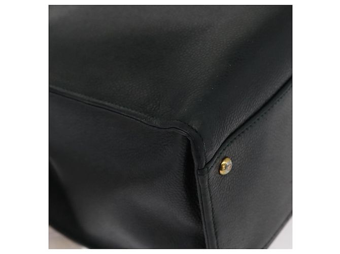 Borsa a mano con catena CHANEL Pelle Caviar Verde Oro CC Auth bs31109 D'oro - vista 15