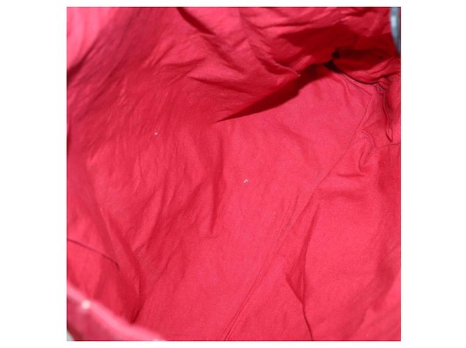 Hermès Borsa a tracolla HERMES Amedaba Cabas Do Canvas Rossa Auth bs26182 Rosso - vista 14