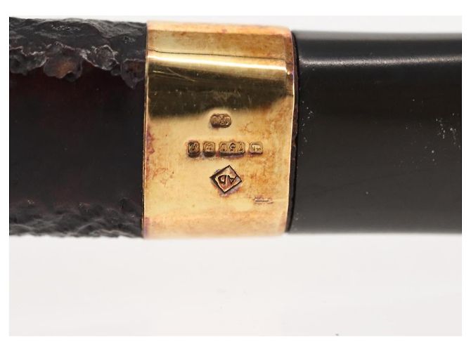 Alfred Dunhill Dunhill DUNHILL SHELL Pipe Wood Brown Auth am9216 Marrone - vista 13