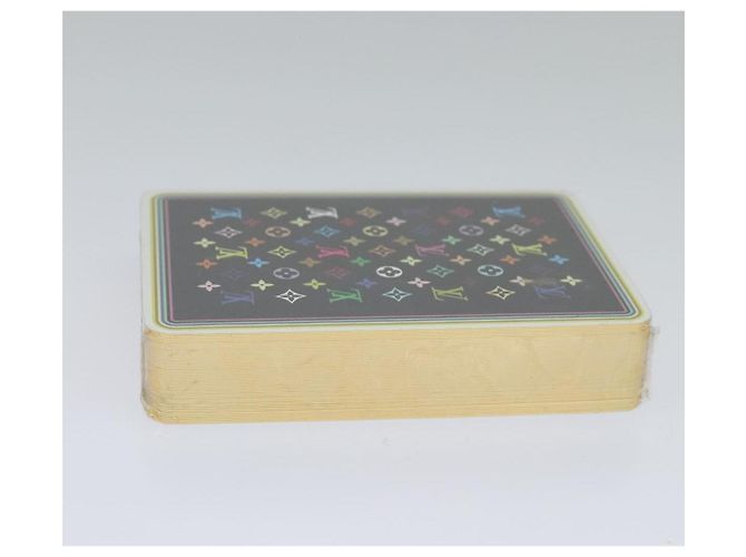 LOUIS VUITTON Monogram Multicolor Playing Cards Black White LV Auth 114606V - view 10