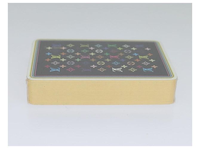 LOUIS VUITTON Monogram Multicolor Playing Cards Black White LV Auth 114606V - view 12