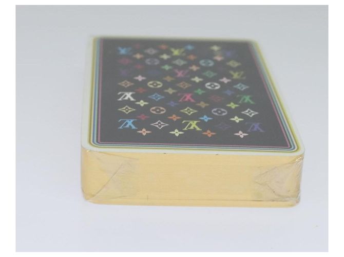 LOUIS VUITTON Monogram Multicolor Playing Cards Black White LV Auth 114606V - view 13