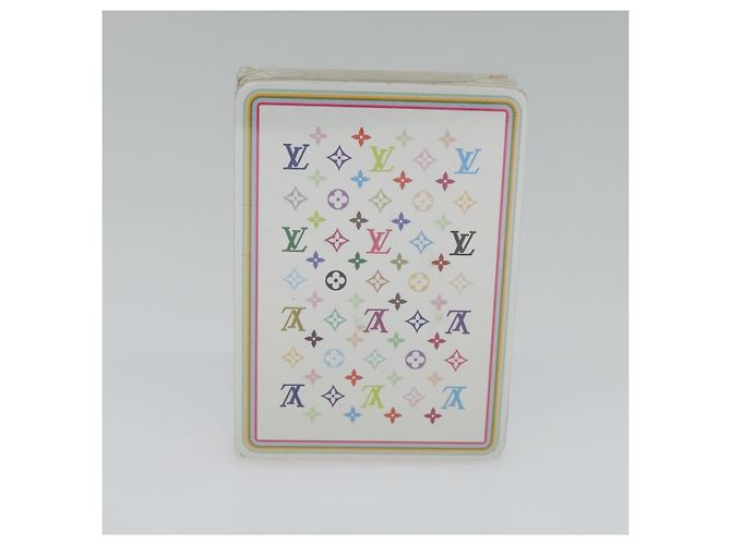 LOUIS VUITTON Monogram Multicolor Playing Cards Black White LV Auth 114606V - view 2