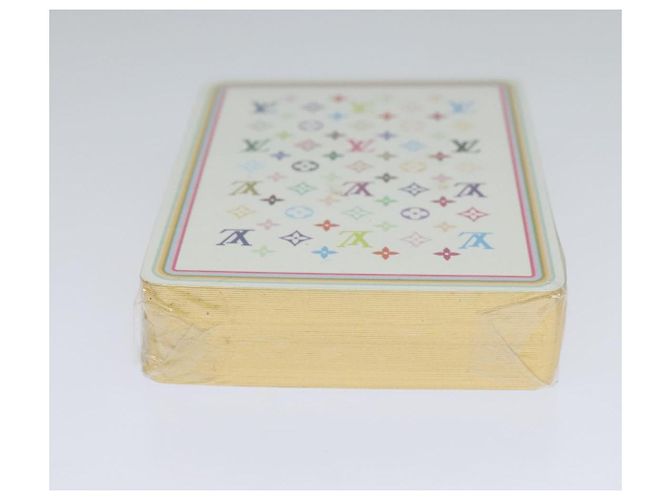 LOUIS VUITTON Monogram Multicolor Playing Cards Black White LV Auth 114606V - view 6