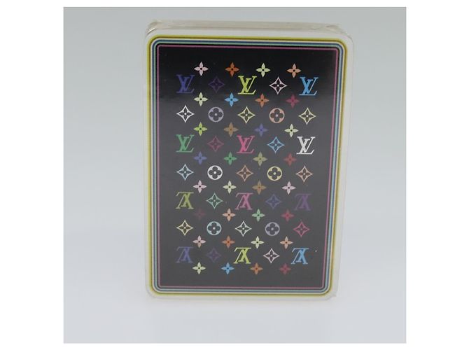 LOUIS VUITTON Monogram Multicolor Playing Cards Black White LV Auth 114606V - view 8