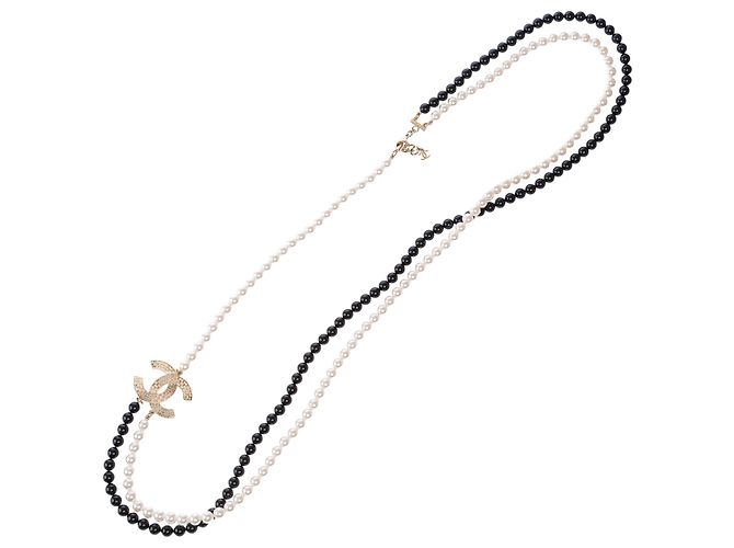 Gioielli CHANEL CC in Perla Nera - 103827 Nero - vista 3