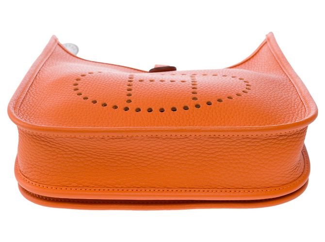Hermès Borsa HERMES Evelyne in Pelle Arancione - 103820 - vista 10