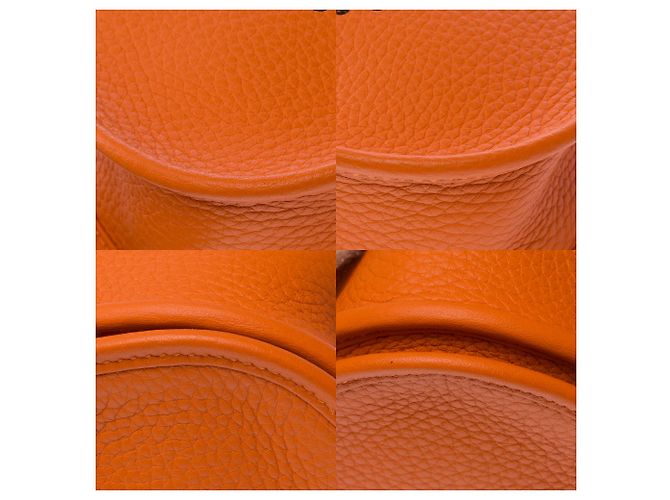 Hermès Borsa HERMES Evelyne in Pelle Arancione - 103820 - vista 11