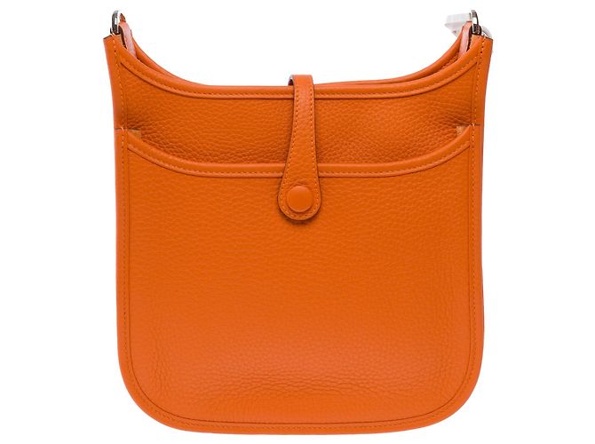 Hermès Borsa HERMES Evelyne in Pelle Arancione - 103820 - vista 4