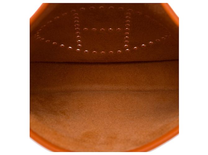 Hermès Borsa HERMES Evelyne in Pelle Arancione - 103820 - vista 9