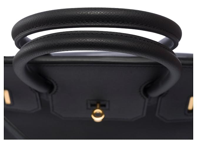 Hermès HERMES Birkin 30 Bag in Black Leather - 103825 - view 10