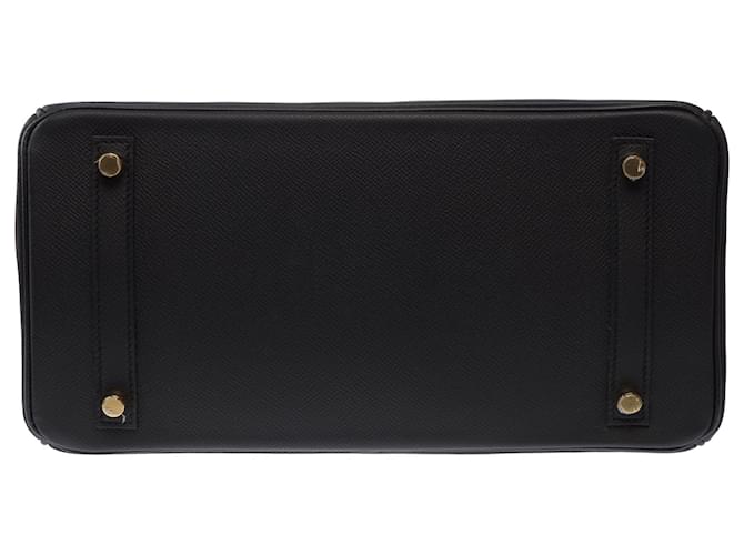 Hermès HERMES Birkin 30 Bag in Black Leather - 103825 - view 11