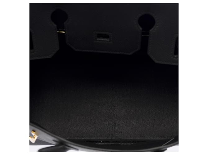 Hermès HERMES Birkin 30 Bag in Black Leather - 103825 - view 9