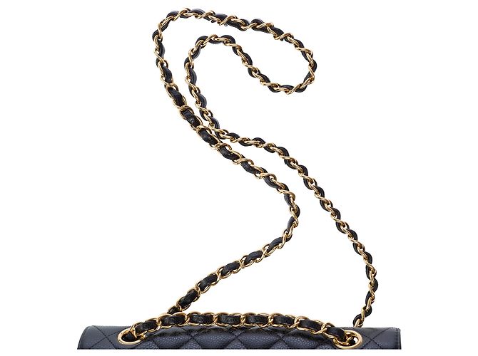Borsa CHANEL Timeless/Classique in Pelle Nera - 103814 Nero - vista 10