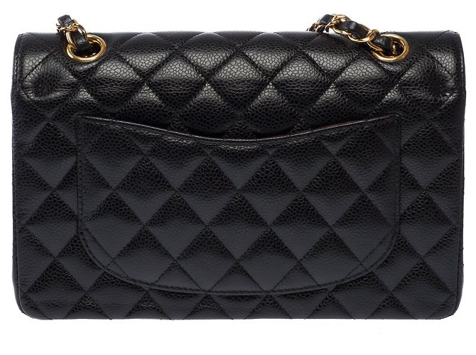 Borsa CHANEL Timeless/Classique in Pelle Nera - 103814 Nero - vista 4