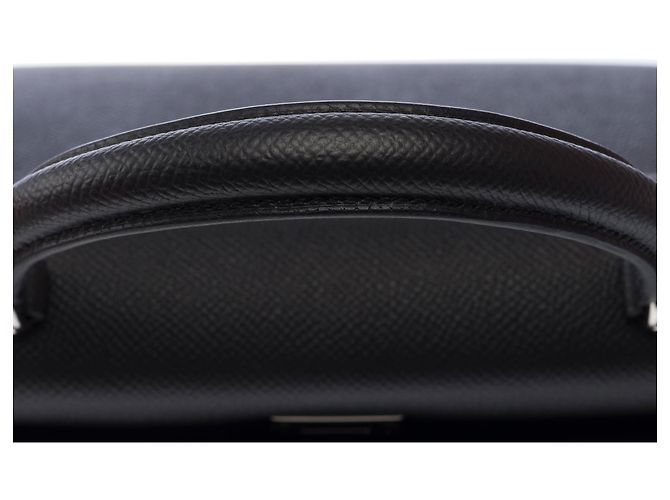Hermès Borsa HERMES Kelly 25 in Pelle Nera - 103817 Nero - vista 10