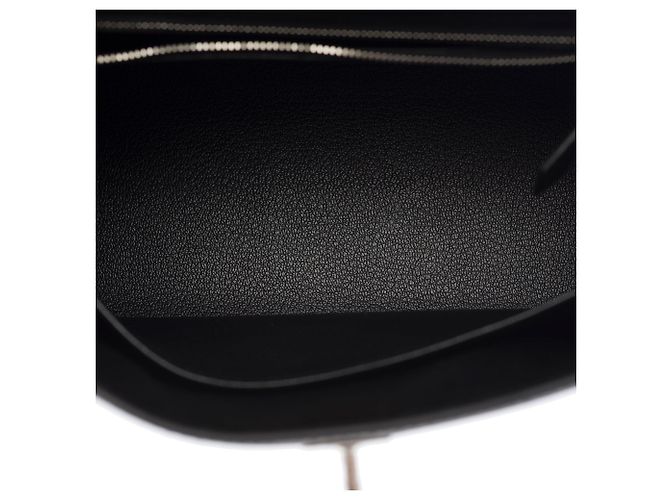 Hermès Borsa HERMES Kelly 25 in Pelle Nera - 103817 Nero - vista 9