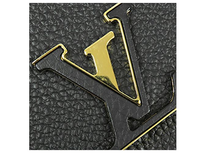 Louis Vuitton Capucines Langbeutel aus Taurillon-Leder in Schwarz - Ansicht 11