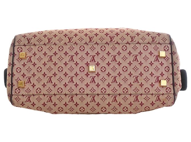 Borsa Louis Vuitton Monogram Mini Lin Josephine GM rossa Rosso - vista 7