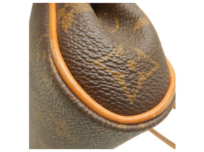 Borsa Satchel Louis Vuitton Monogram Eva Marrone - vista 17