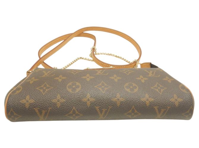 Borsa Satchel Louis Vuitton Monogram Eva Marrone - vista 4
