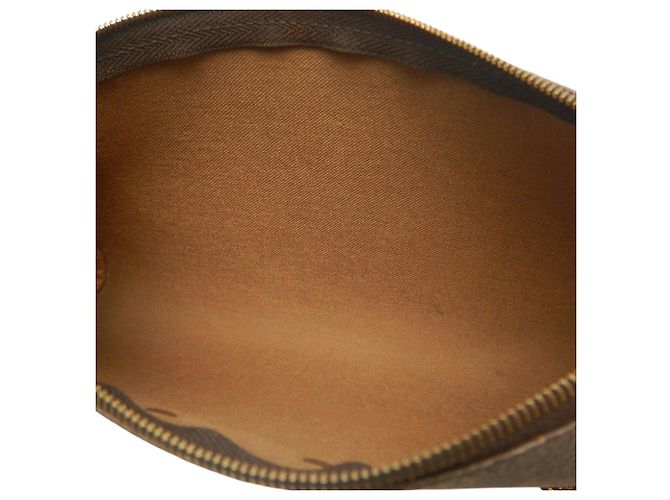 Borsa Satchel Louis Vuitton Monogram Eva Marrone - vista 5