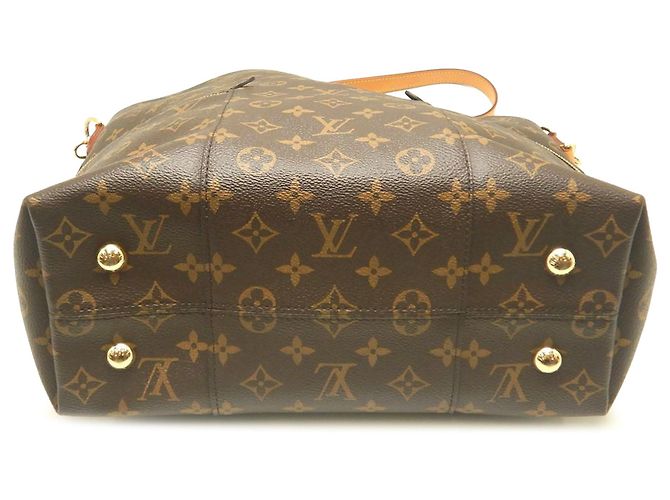 Borsa Satchel Louis Vuitton Monogram Melie Marrone - vista 3