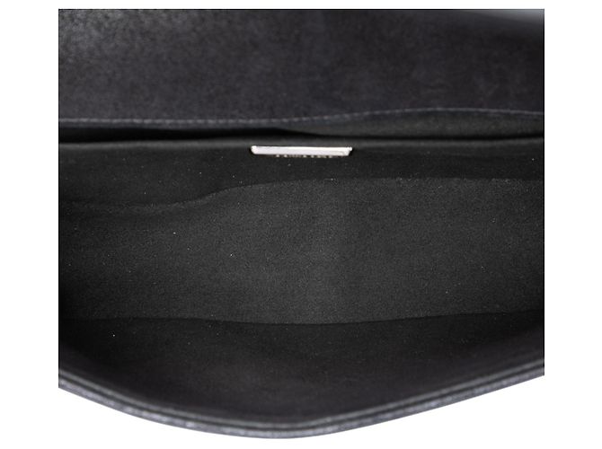 Borsa a tracolla Chanel Boy Flap Old Medium in paillettes e vernice nera Nero - vista 4