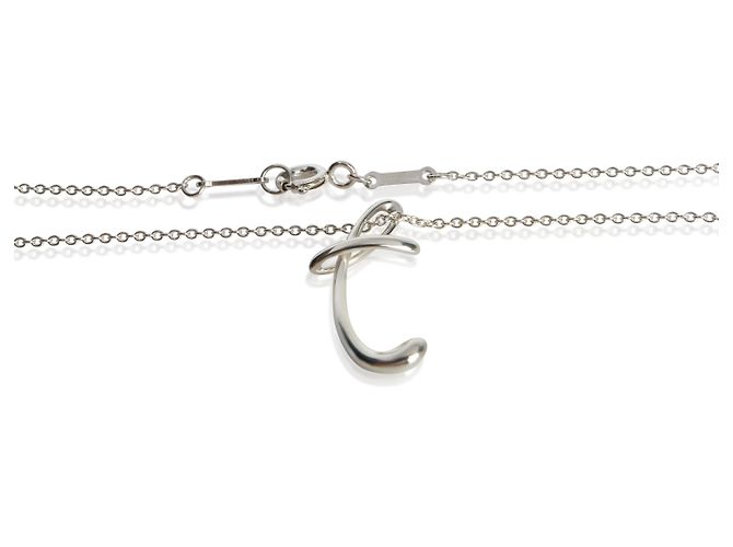 Pendente Elsa Peretti Initial T in argento sterling Tiffany & Co. - vista 2