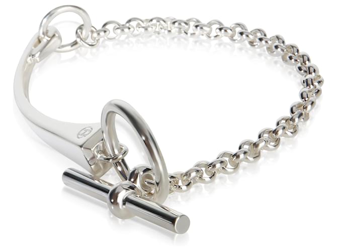 Bracciale Clou de Forge Hermès in argento sterling - vista 2
