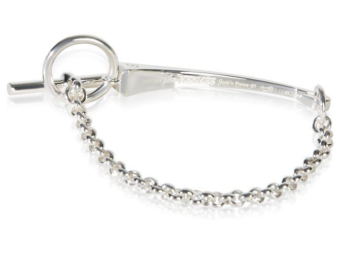 Bracciale Clou de Forge Hermès in argento sterling - vista 3