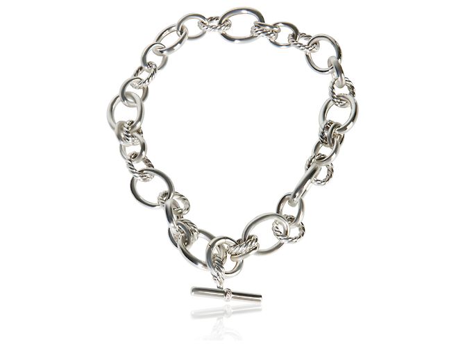 Collana Mercer David Yurman in argento sterling e diamanti - vista 4