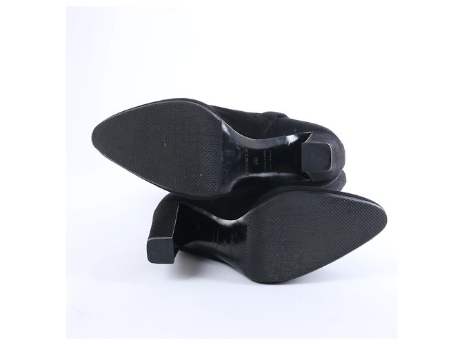 Botas largas Hermès de ante en negro, talla EU 36 - vista 10