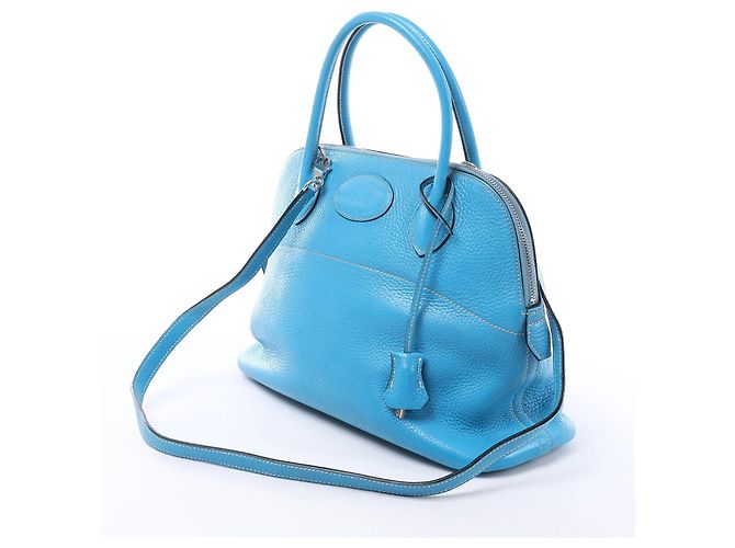 Hermès HERMES Bolide 31 Taurillon Clemence Borsa a mano 2Way in Blue I : 2005 - vista 2