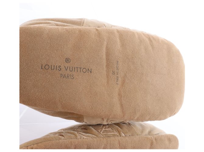 Pantofole Louis Vuitton Dreamyline Monogram Fabric in Beige×Pink, Taglia EU 39 - vista 11