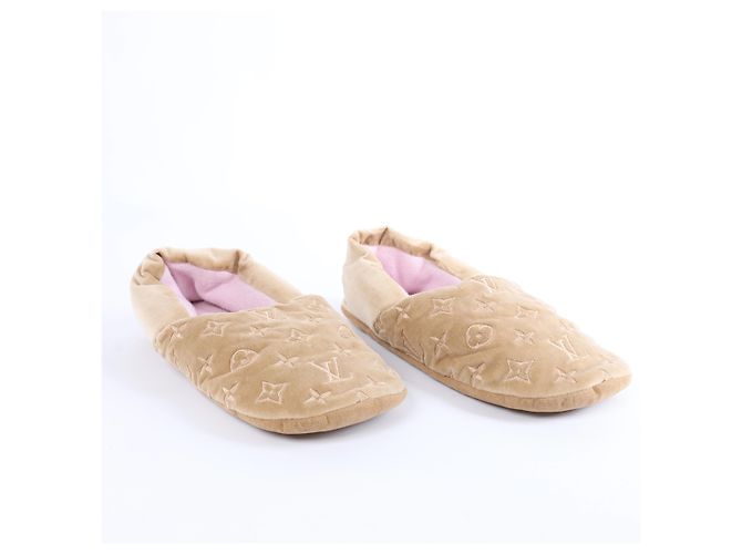 Pantofole Louis Vuitton Dreamyline Monogram Fabric in Beige×Pink, Taglia EU 39 - vista 2