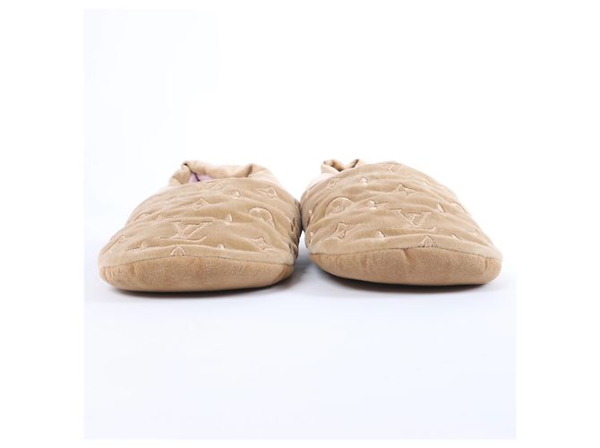 Pantofole Louis Vuitton Dreamyline Monogram Fabric in Beige×Pink, Taglia EU 39 - vista 4