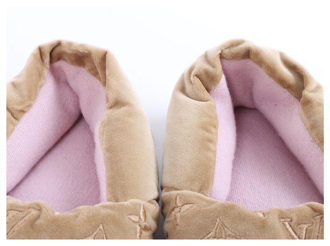 Pantofole Louis Vuitton Dreamyline Monogram Fabric in Beige×Pink, Taglia EU 39 - vista 9