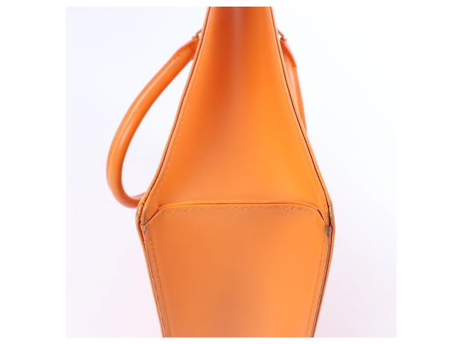 Louis Vuitton Sac Plat PM Epi Leather Handbag in Orange M5274H Arancione - vista 13
