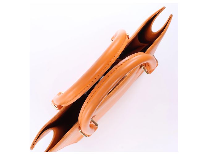 Louis Vuitton Sac Plat PM Epi Leather Handbag in Orange M5274H Arancione - vista 6