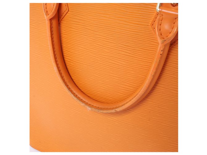 Louis Vuitton Sac Plat PM Epi Leather Handbag in Orange M5274H Arancione - vista 7