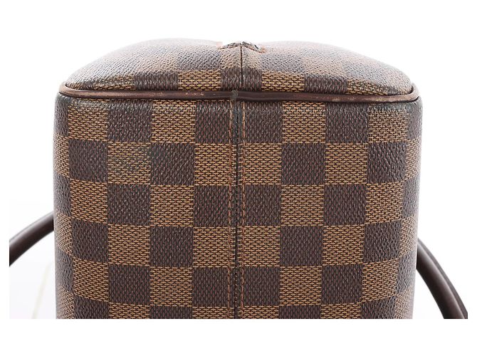 Borsa Louis Vuitton Nolita Damier Ebene in marrone N41455 Rosso - vista 10