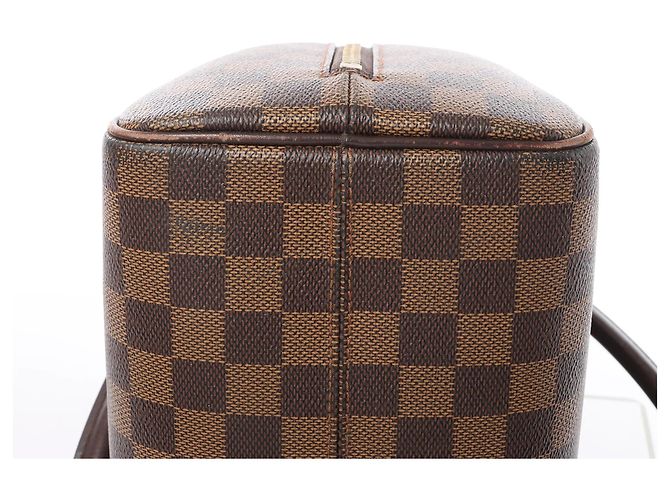 Borsa Louis Vuitton Nolita Damier Ebene in marrone N41455 Rosso - vista 9