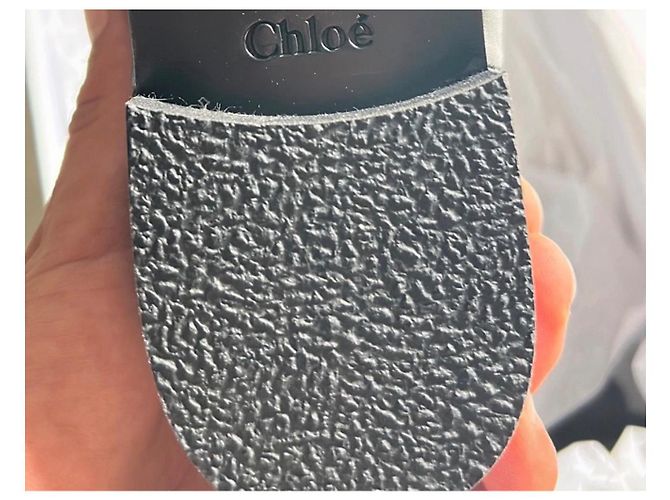 Chloé Botas Chelsea Chloe en cuero negro - vista 9