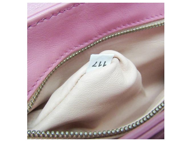 Prada Lux Chain Lock Flap Saffiano Leather Medium Pink - Ansicht 5