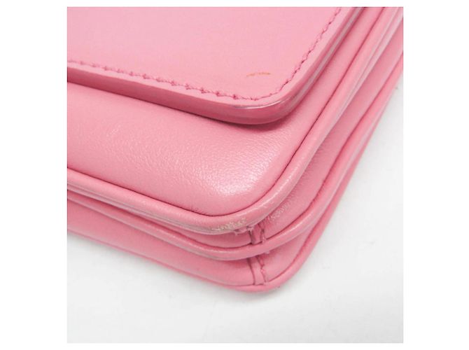 Prada Lux Chain Lock Flap Saffiano Leather Medium Pink - Ansicht 6