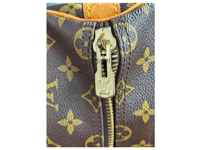 Louis Vuitton Keepall Bandouliere Monogram Canvas 50 Marrone - vista 5