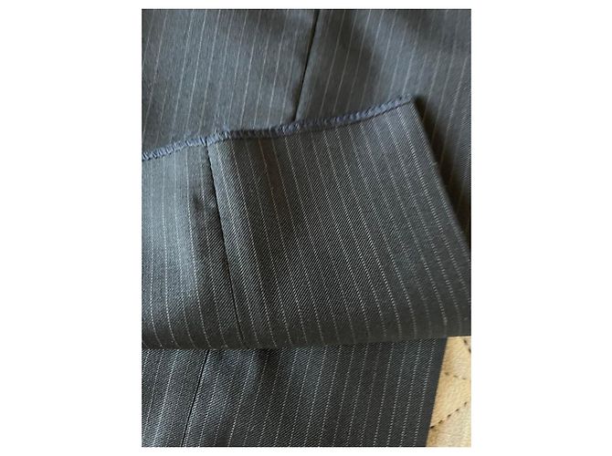 Autre Marque Fato de lã risca de giz Malip Bambino Azul escuro - vista 9